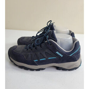 Meindl‎ Blue Lace Up Athletic Hiking Trekking Shoes Men's Size UK 6.5 (U.S. 7.5)